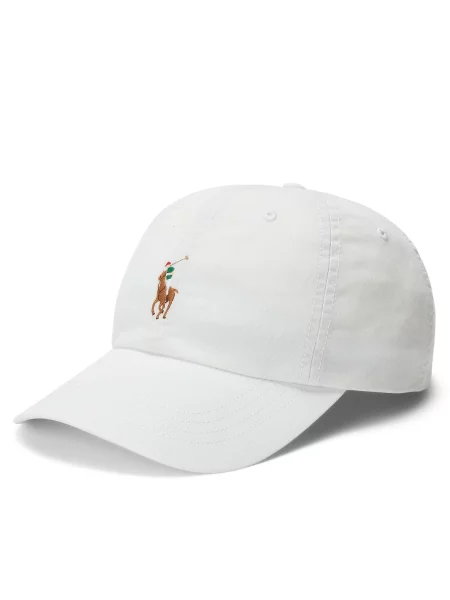 Καπέλο Jockey Polo Ralph Lauren λευκό