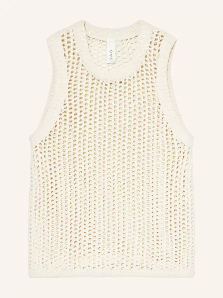 Dzianinowy top Y.a.s beżowy