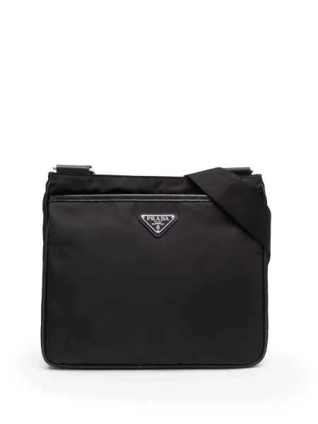 Geantă messenger Prada negru