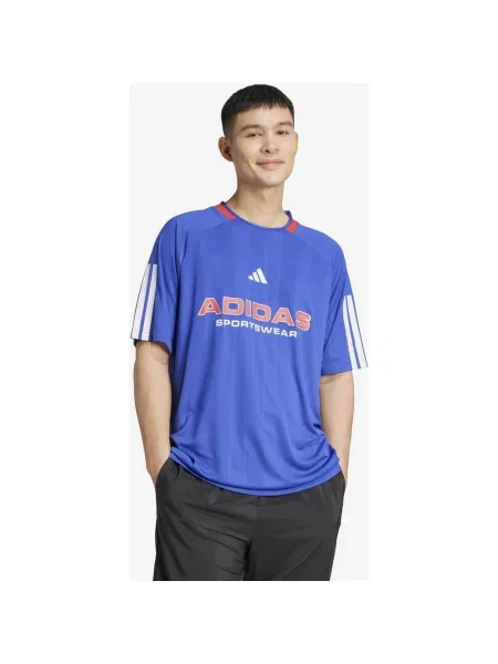 Koszulka Adidas House of Tiro Nations Pack niebieski M czerwony