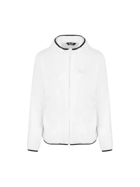 Kurtka Emporio Armani Ea7 z długim rękawem biała