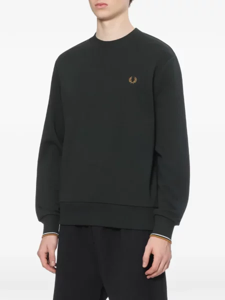 Hanorac Fred Perry cu broderie negru