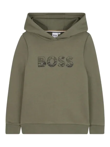 Bluza z kapturem dziecięca Bosswear zielona