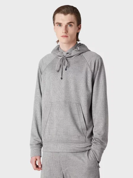 Вовняне Худі Emporio Armani сірий