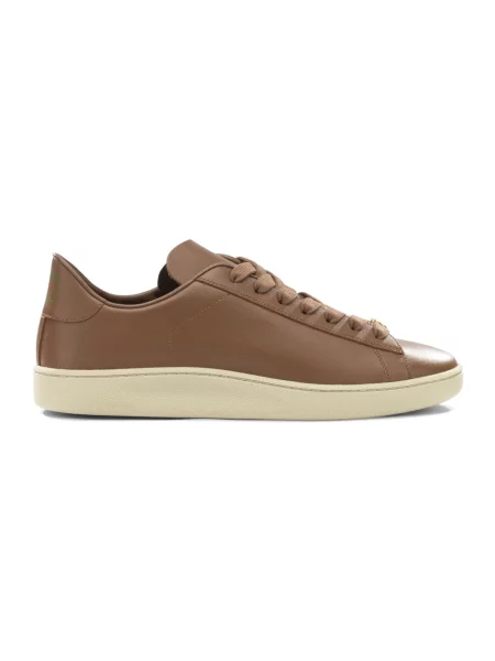 Sneakersy Valentino Garavani skórzane brązowe