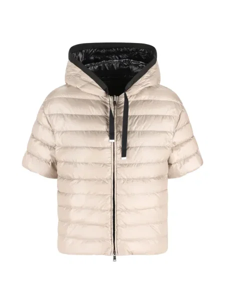 Geacă Herno cu glugă scurtă negru