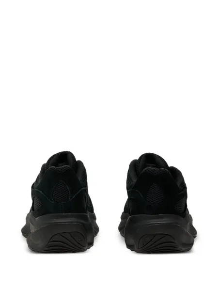 Кожаный плисиран суичър с качулка New Balance черно