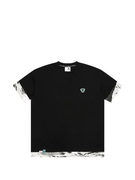 Grafic tricou Aape By A Bathing Ape cu autograf negru