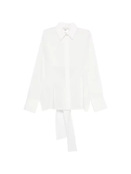 Cămașă Liu Jo cu legături alb