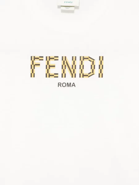 Tricou copii Fendi alb