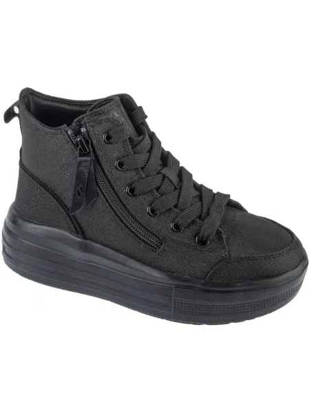Členkové topánky Skechers čierna