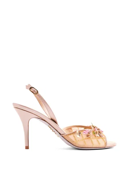 Sandale Rene Caovilla cu model floral slingback