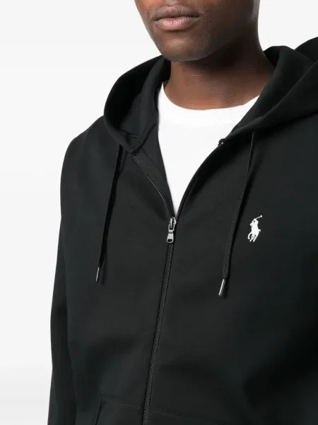 Șosete Polo Ralph Lauren cu broderie în carouri plisate albastru