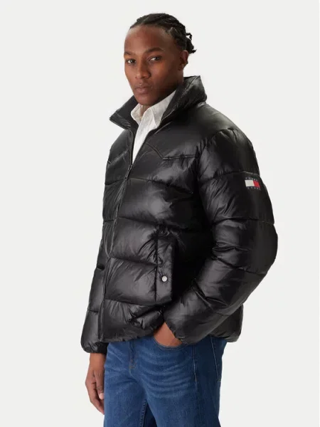 Tommy Jeans Zimska jakna Western črna