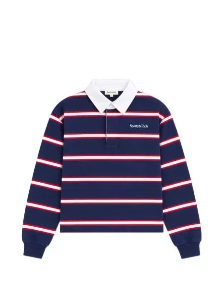 Tricou polo Sporty & Rich albastru