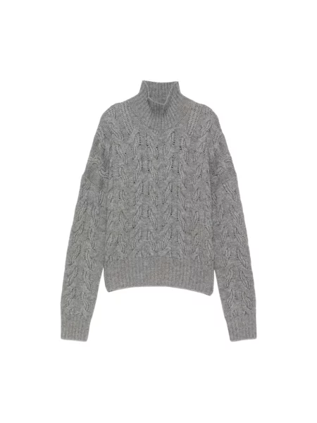 Sweter Max Mara Studio wełniany szary