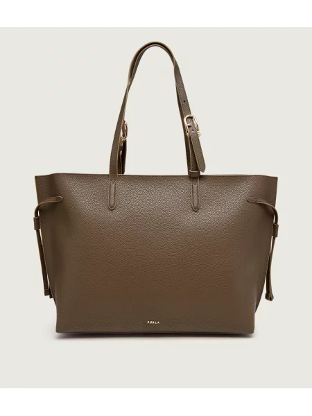 Furla Táska Ava L Tote Bag Sötétbarna barna