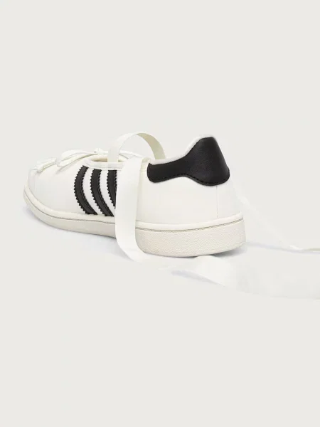 Adidas Originals baleriny Superstar SQ Ballet Adiluna x Jennie białe