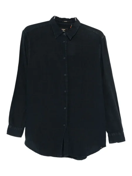 Cămașă Superdry de in albastru