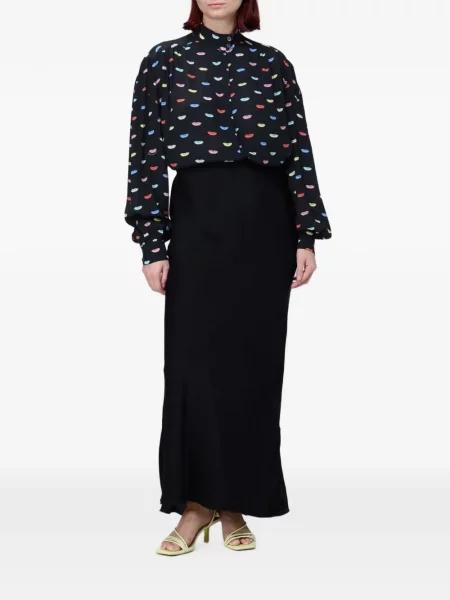Cămașă Fiorucci cu imagine negru