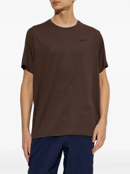 Плетено къс яке Nike кафяво