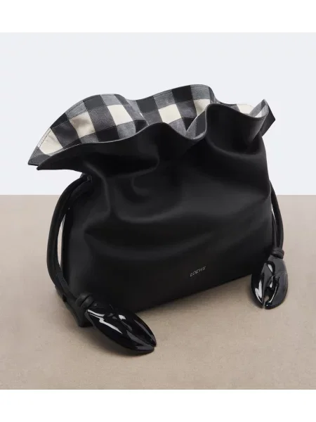 Geantă plic Loewe din piele negru