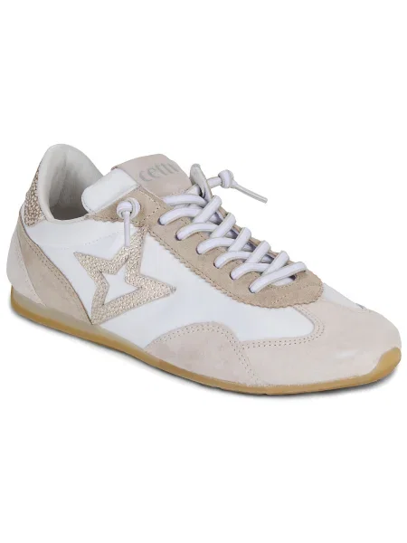 Pantofi Cetti plasă alb