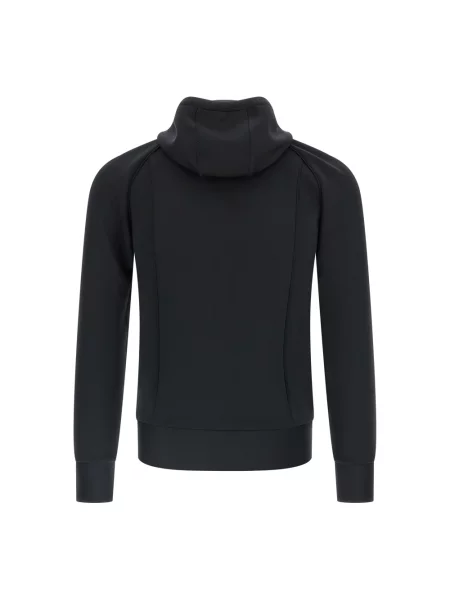 Lniana bluza z kapturem Valentino Garavani z kapturem czarna