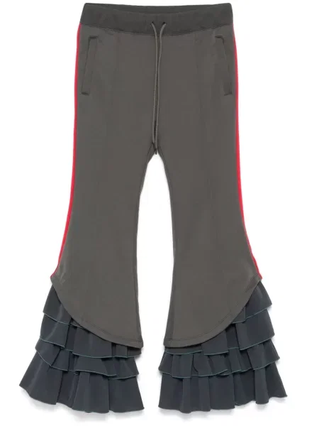 Pantaloni Facetasm cu volane gri