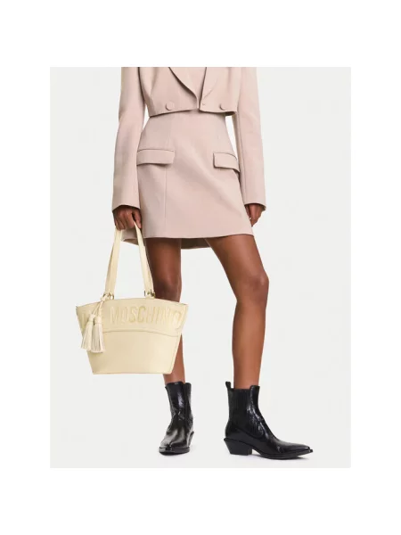Torebka LOVE MOSCHINO beżowa