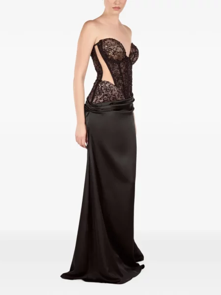 Rochie Andreea Veneciuc din dantelă negru