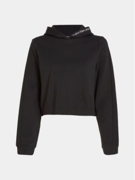 Cropp bluză Calvin Klein Jeans negru