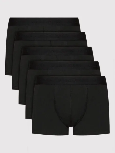 JACK & JONES Boxerky čierna