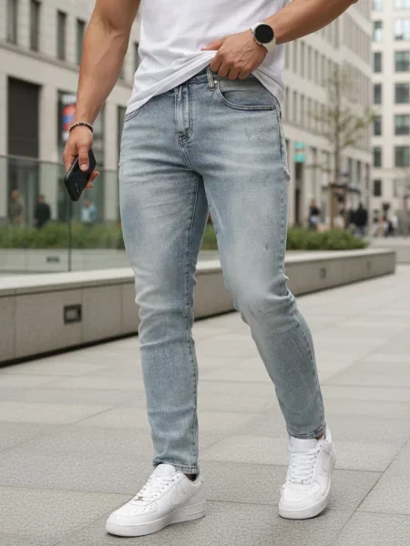 Pantaloni Dstreet albastru