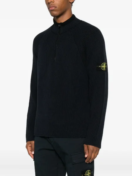 Пуловер Stone Island камъни синьо