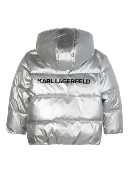 Kurtka dziecięca Karl Lagerfeld szara