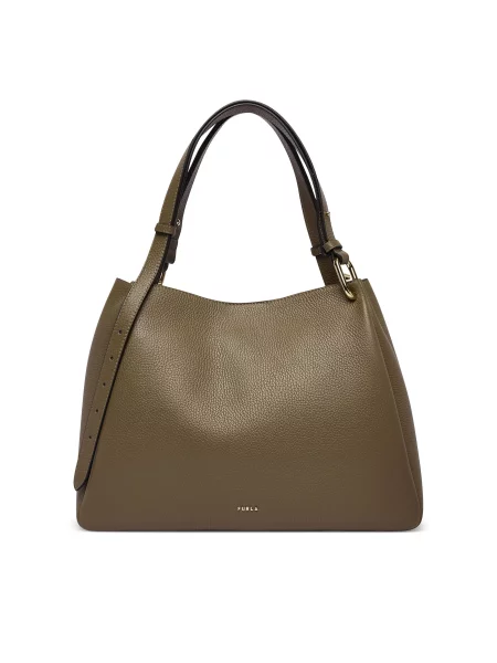 Τσάντα Furla Nuvola L CN γκρι