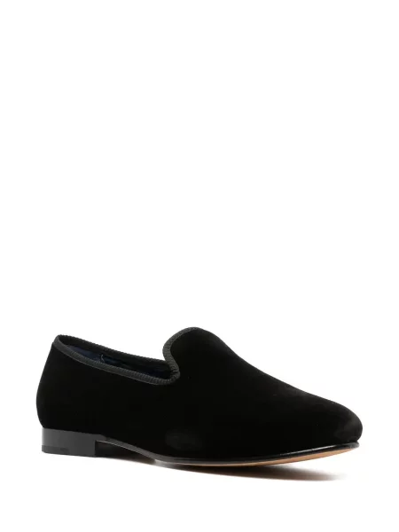 Semišové slip on tenisky Polo Ralph Lauren černé