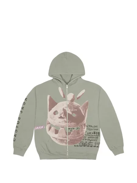 Суичър с качулка Travis Scott зелено