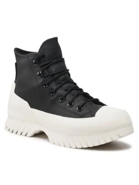 Dámske tenisky Converse Chuck Taylor All Star Lugged Winter black/bold mandarin/egret čierna