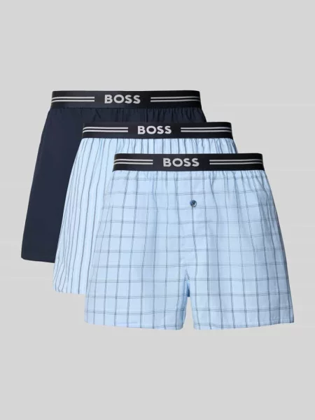 BOSS bokserki niebieski