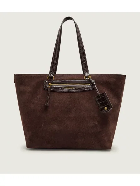 Geantă shopper Michael Michael Kors din piele maro