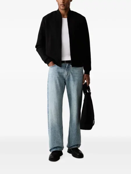Pulover Karl Lagerfeld din jacard negru