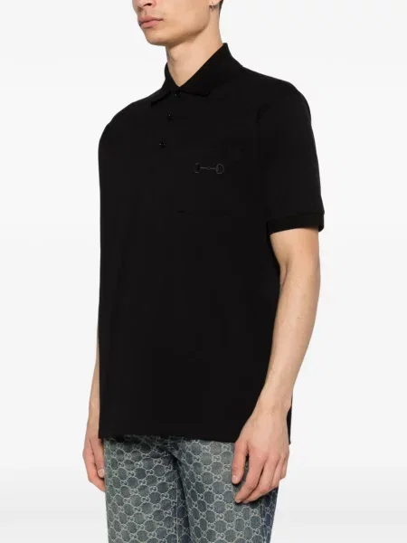 Polo Gucci με κέντημα μαύρο