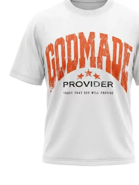 Majica Godmade s printom bijela