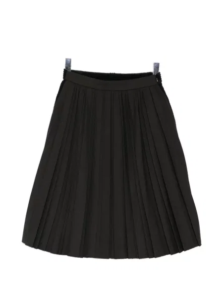 Fustă Maison Mihara Yasuhiro în linie A negru