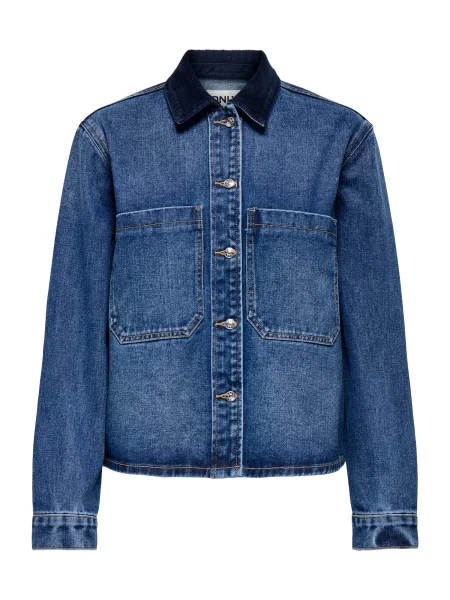 ONLY Geacă de primăvară-toamnă ONLCASSIE bleumarin / denim albastru