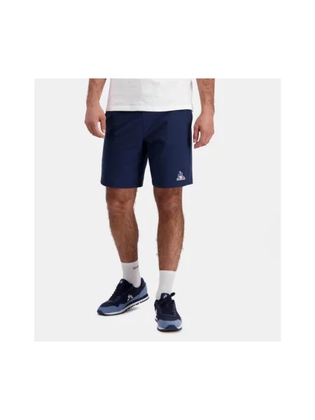Szorty Le Coq Sportif polarowe niebieskie