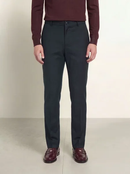 Scotch & Soda Oblekové Kalhoty Otis Regular Fit navy námořnictvo