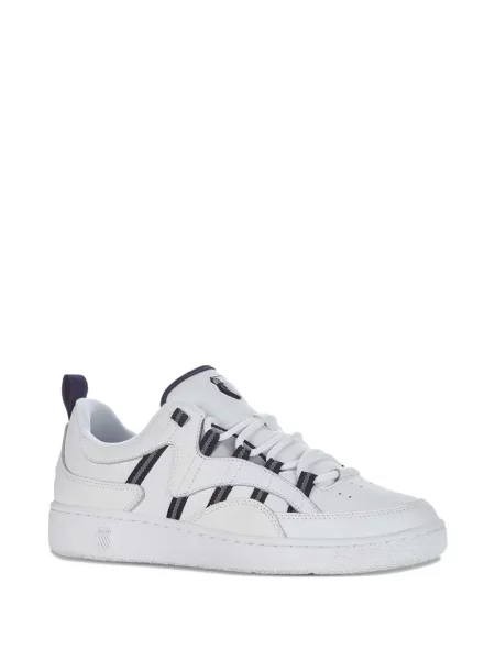 Sneakerși K-swiss din piele cu dungi alb